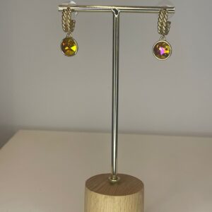 oorbel hanger bruin 2