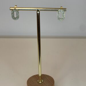 gouden stekers met steentjes