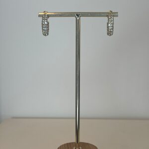 oorring rond met steentjes