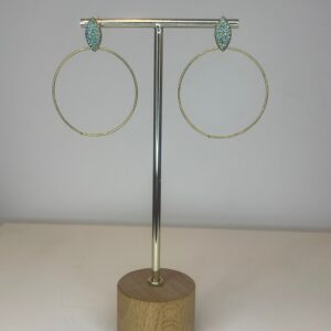 gouden hangers met steentjes