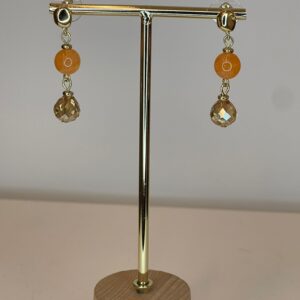 oorbel oranje hanger