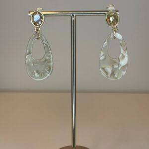 clips hanger met marmermotief