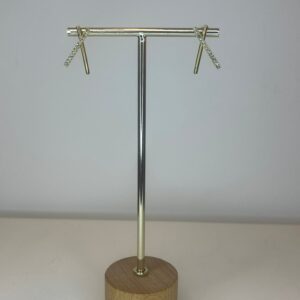 gouden stekers met steentjes