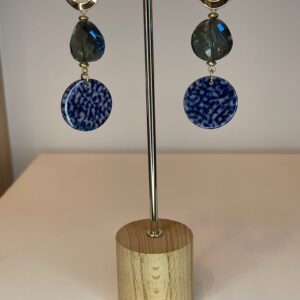 oorbel blauwe hanger