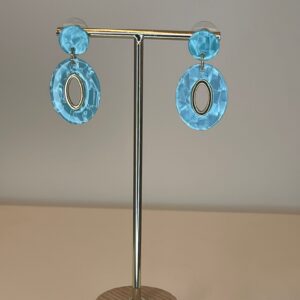 oorbel felblauwe hangers