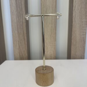 stekertjes met parel en 2 steentjes