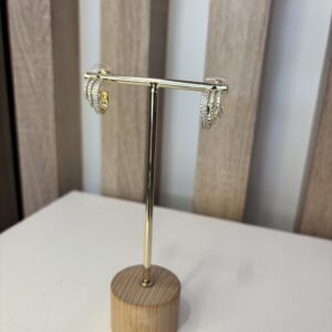 oorbel met steentjes