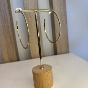 ooring met steentjes grote ringen