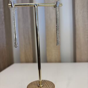 oorbel zilveren slinger