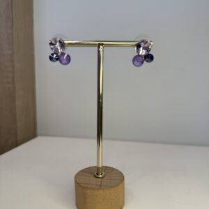 IMG_6855.jpeg oorbel met paarse steentjes