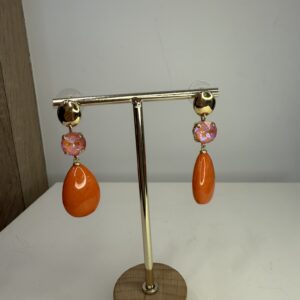 IMG_6778.jpeg oorbel hanger oranje steen